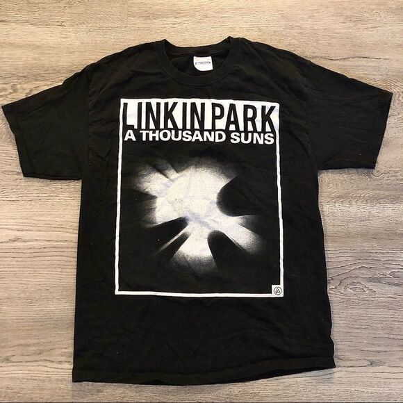 Hanes Other - Linkin Park a Thousand Suns Concert Shirt Black Band Tour Alternator Rock Mens L